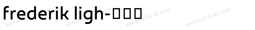 frederik ligh字体转换